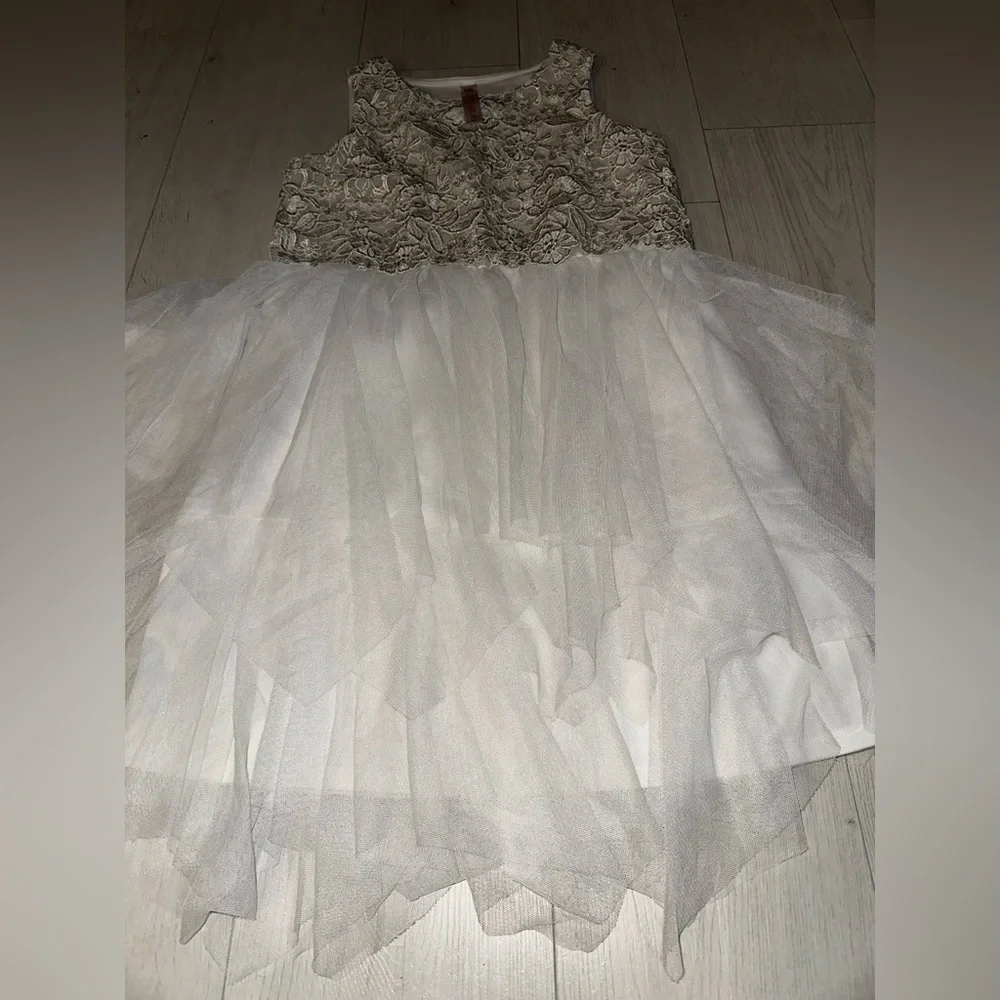 Justice gown dress floral tutu